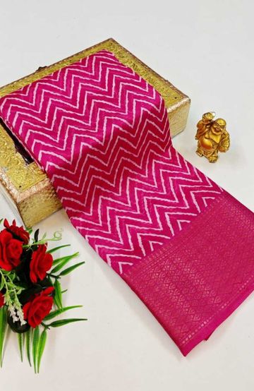 Dailywear cotton sarees premium look lightweight comfortable wear - RUBY COLOUR
