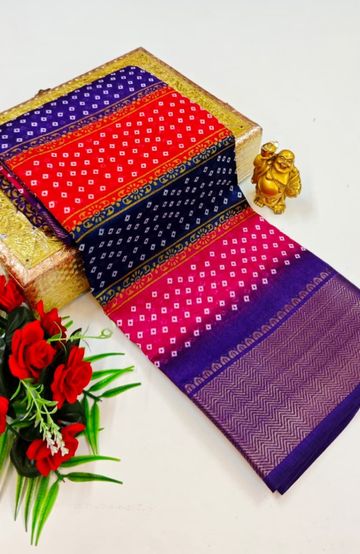 Dailywear cotton sarees premium look lightweight comfortable wear - MIXED ALL COLOR (1)