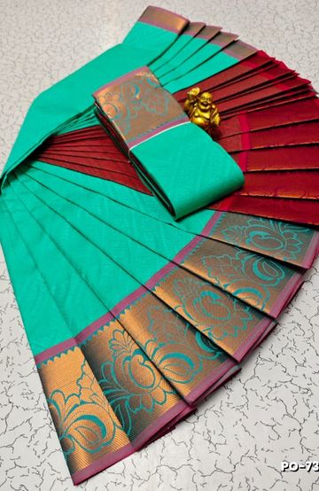 Poonthamil Elegant Traditional Saree - REXONA