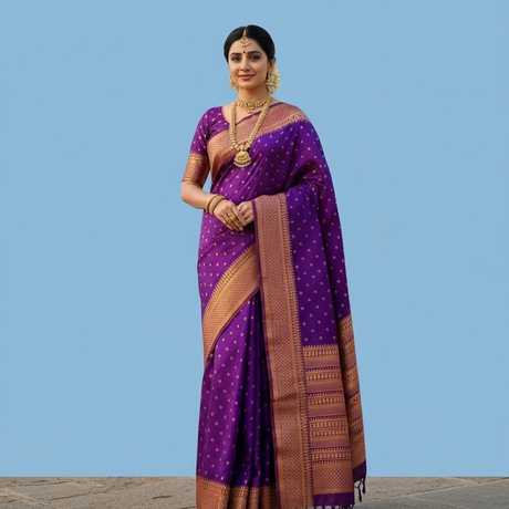 1000 Butta Soft Silk Saree