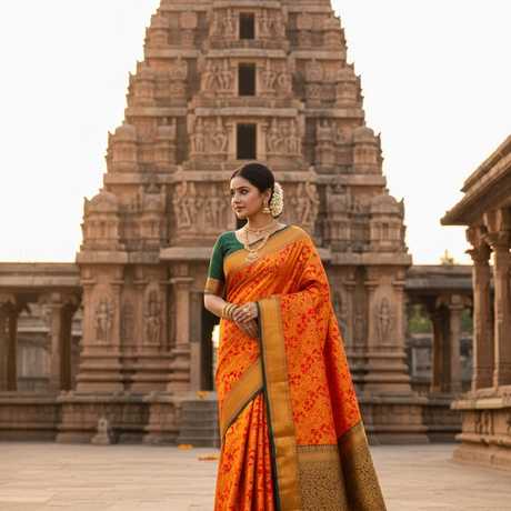 Luxury wedding saree