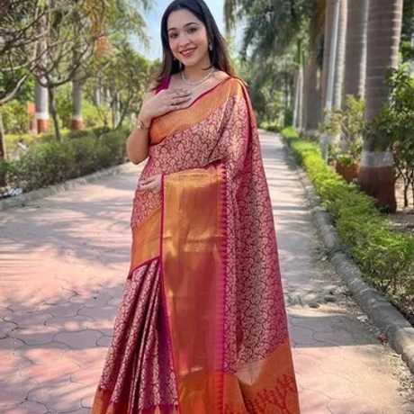 One Gram Gold Tissue Saree