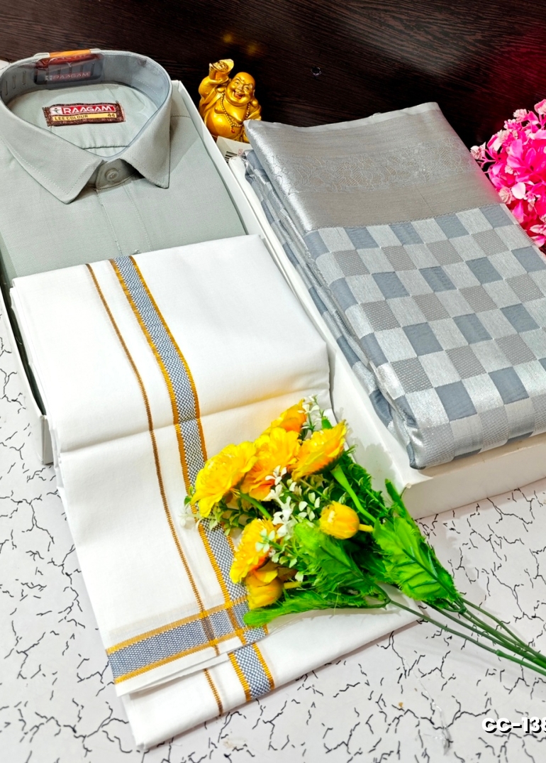 COUPLE COMBO MATCHING AND MATCHING TRADITIONAL SET - SILVAR