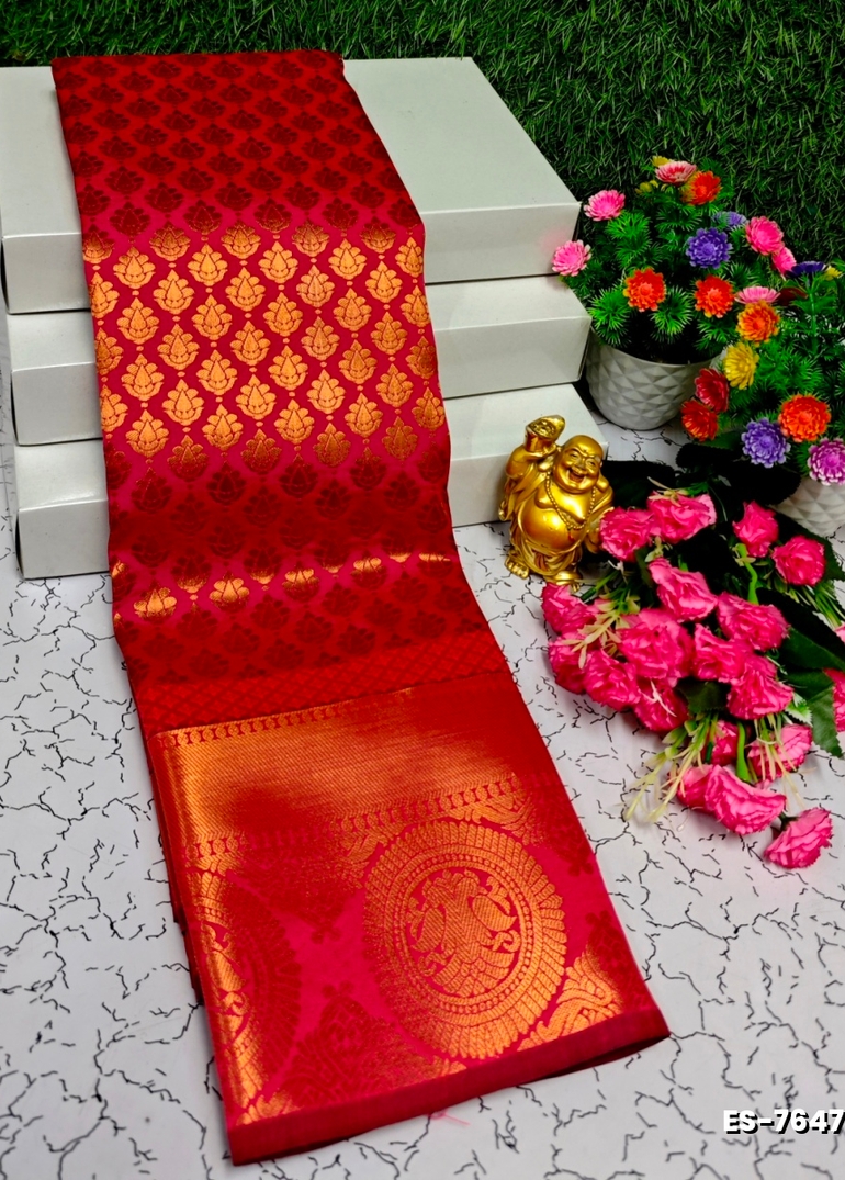ELITE BRIDAL PICK &PICK SILK SAREES AND WEDDING ART SILK SAREES - MERUN