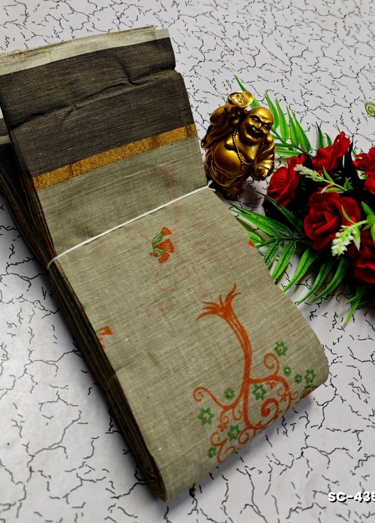 PURE COTTON SAREES SUMMER SPECIAL COLLECTION - PESTA GREEN (1)