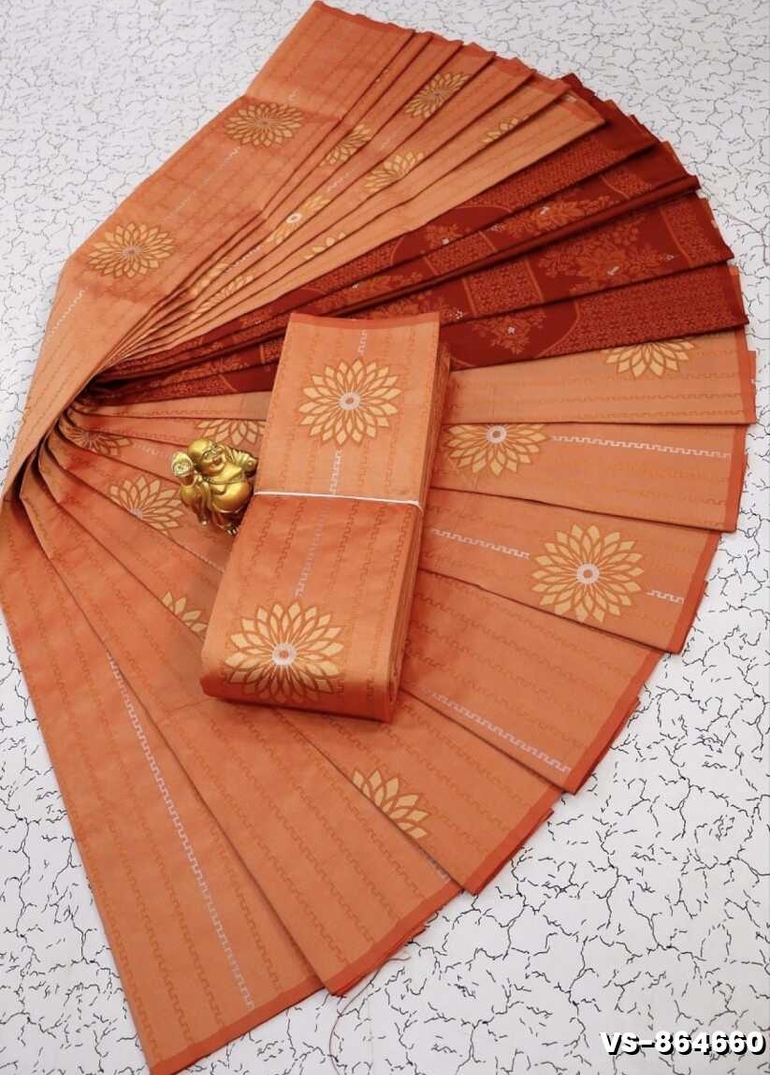 DIGITAL KUBERA PATTU VAIRA OOSI SOFTY SILK SAREES - CREAM COLOR (1)