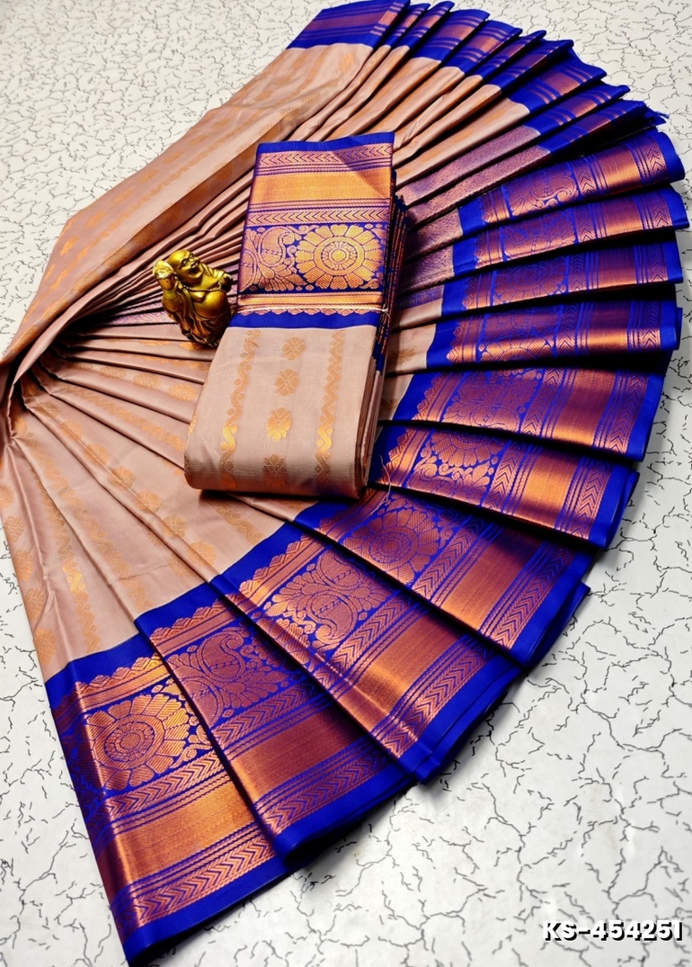 FANCY ALL SELF SOFT SILK SAREES WITH KOTTANCHI BORDER - ONIYAN PINK (1)