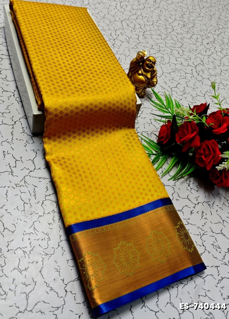 ELITE BRIDAL PICK &PICK SILK SAREES AND WEDDING ART SILK SAREES - LIGHT YELLOW (1)