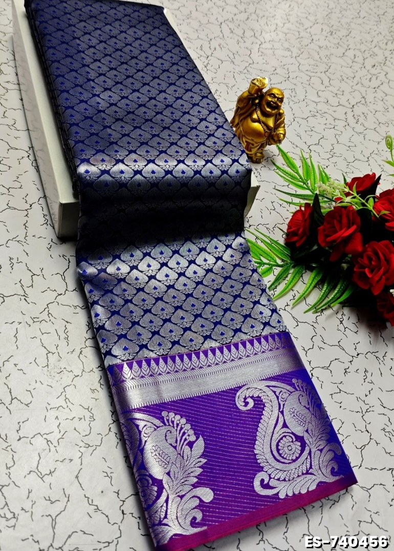 ELITE BRIDAL PICK &PICK SILK SAREES AND WEDDING ART SILK SAREES - NORMAL  BLUE