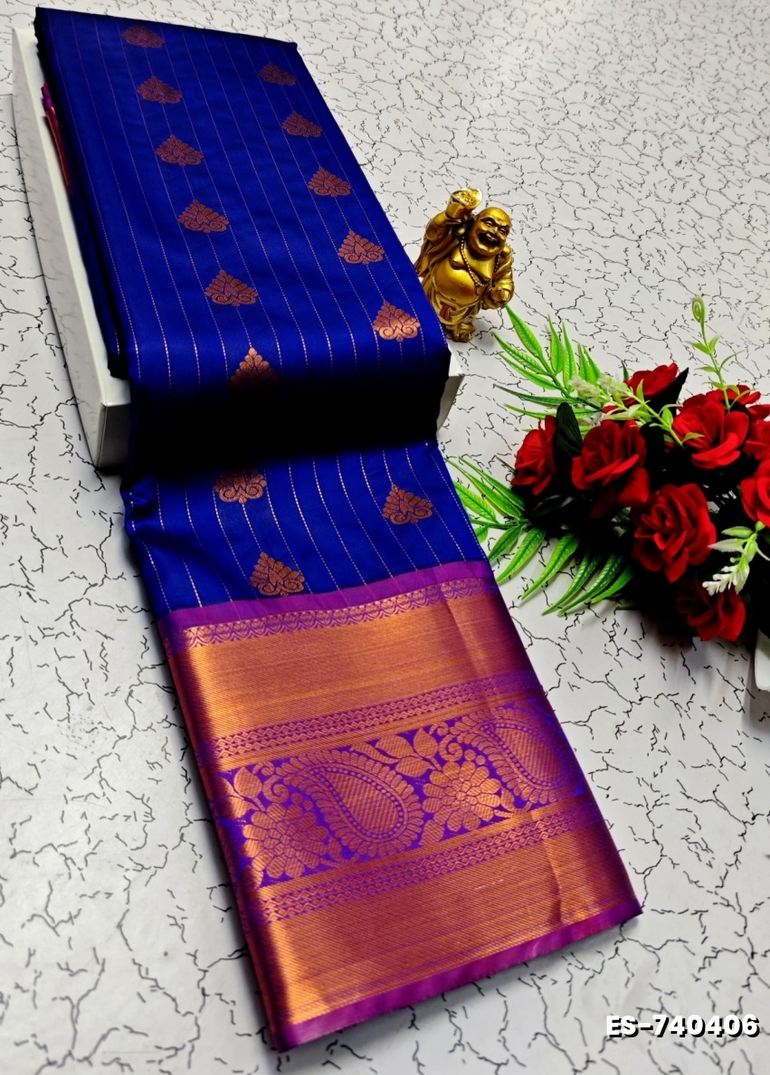 ELITE BRIDAL PICK &PICK SILK SAREES AND WEDDING ART SILK SAREES - ROYAL BLUE (1)