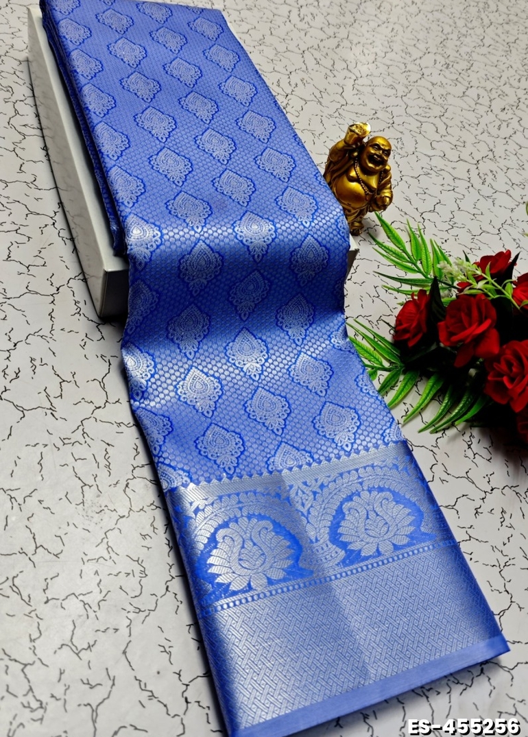 ELITE BRIDAL PICK &PICK SILK SAREES AND WEDDING ART SILK SAREES - NORMAL  BLUE (1)