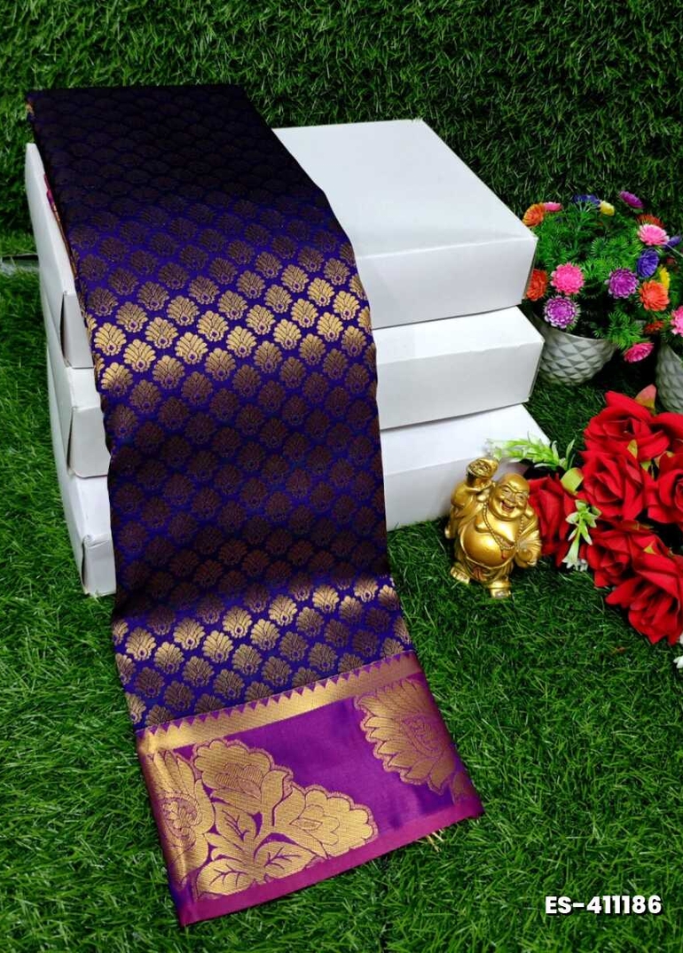 ELITE BRIDAL PICK &PICK SILK SAREES AND WEDDING ART SILK SAREES - R BLUE (1)