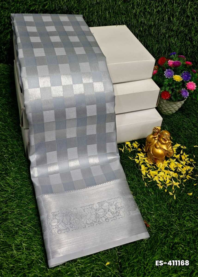 ELITE BRIDAL PICK &PICK SILK SAREES AND WEDDING ART SILK SAREES - SILVAR COLOUR