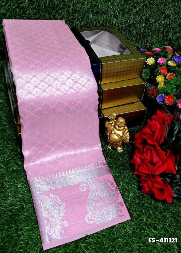 ELITE BRIDAL PICK &PICK SILK SAREES AND WEDDING ART SILK SAREES - BABY PINK (3)