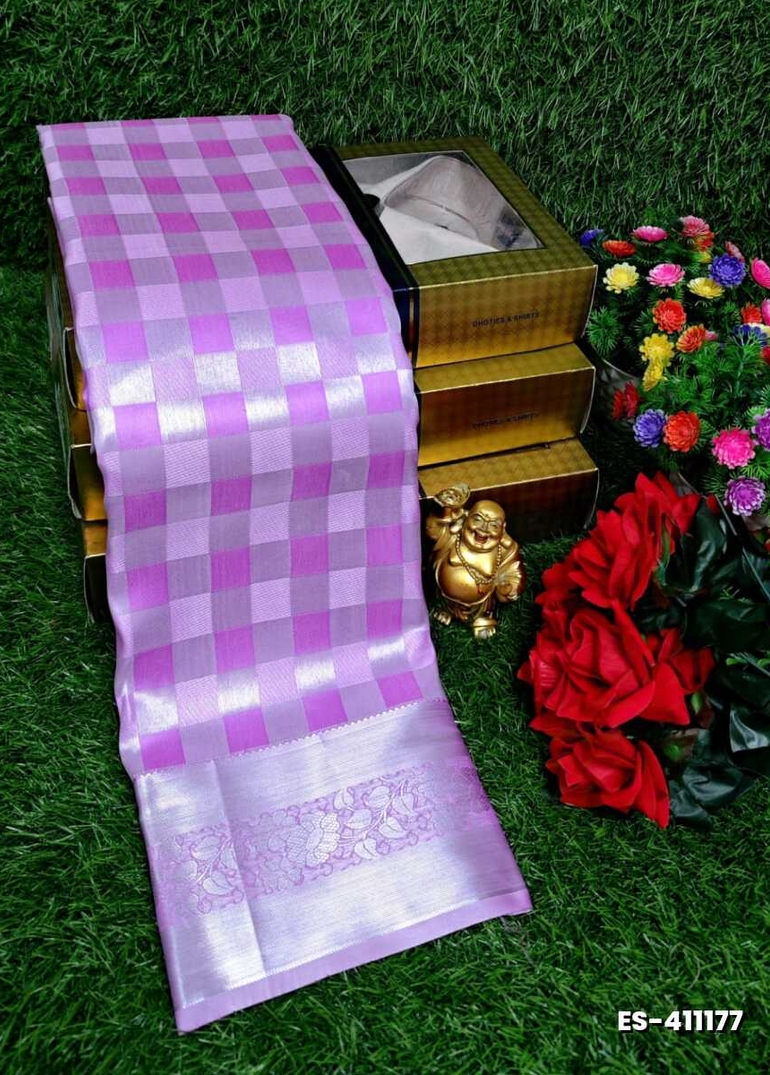 ELITE BRIDAL PICK &PICK SILK SAREES AND WEDDING ART SILK SAREES - MAUVE COLOUR (2)