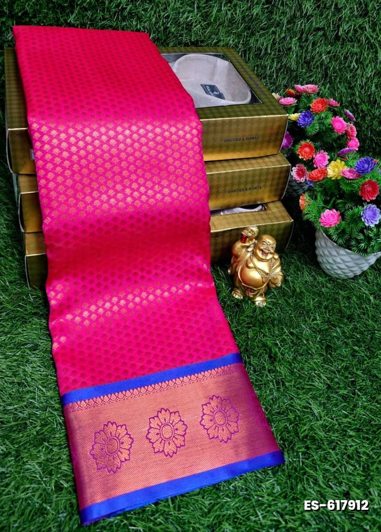 ELITE BRIDAL PICK &PICK SILK SAREES AND WEDDING ART SILK SAREES - PINK (3)