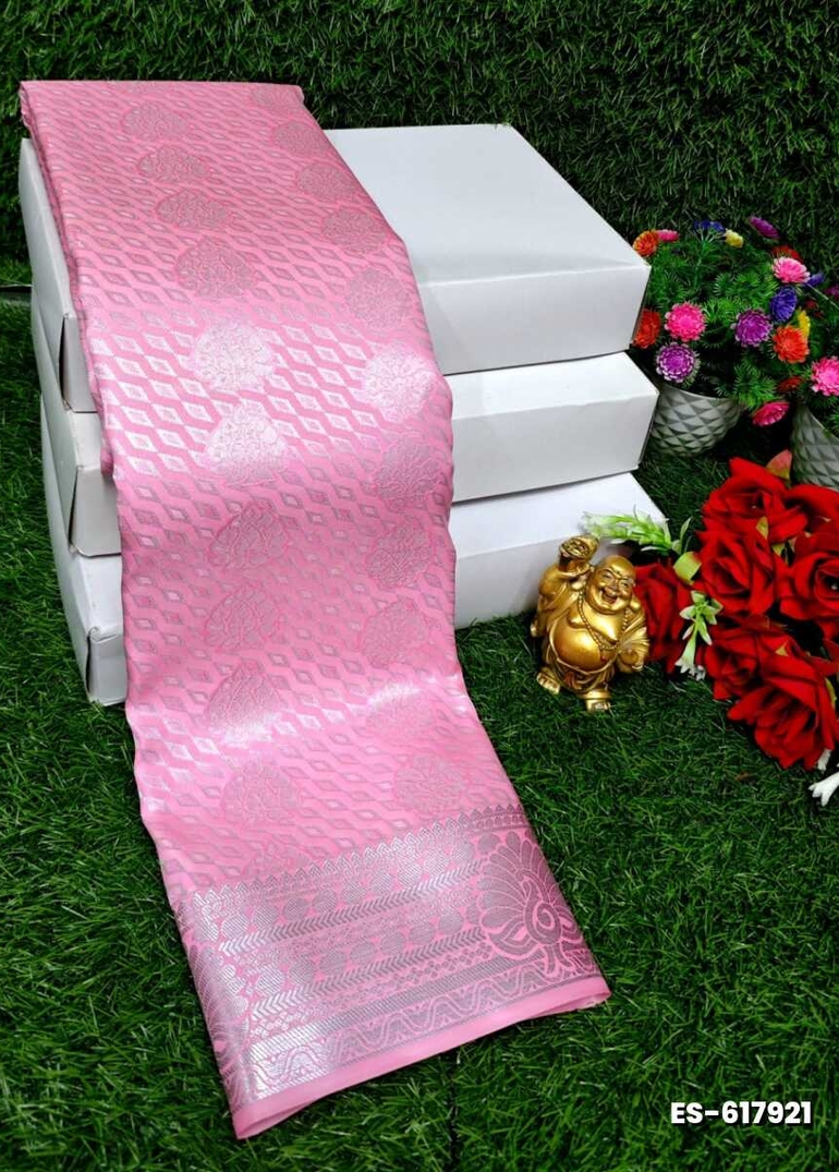 ELITE BRIDAL PICK &PICK SILK SAREES AND WEDDING ART SILK SAREES - BABY PINK (4)
