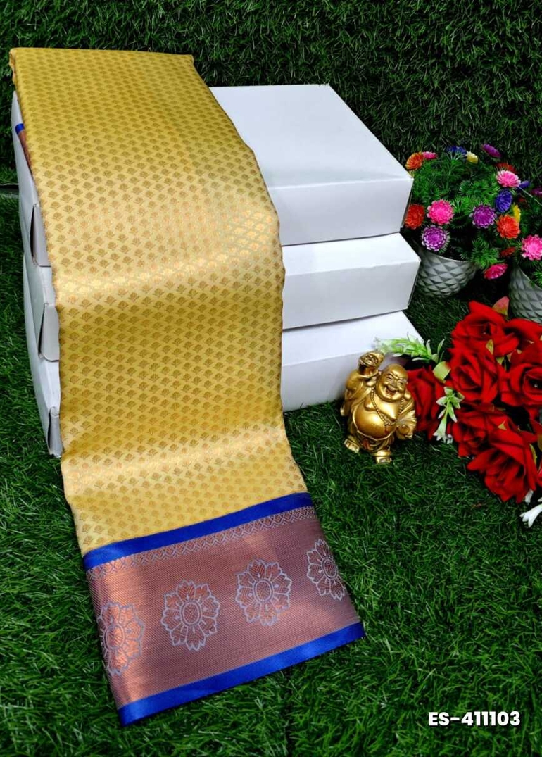 ELITE BRIDAL PICK &PICK SILK SAREES AND WEDDING ART SILK SAREES - GOLD (2)