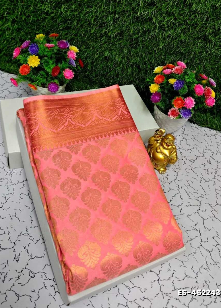 ELITE BRIDAL PICK &PICK SILK SAREES AND WEDDING ART SILK SAREES - LIGHT PINK (5)