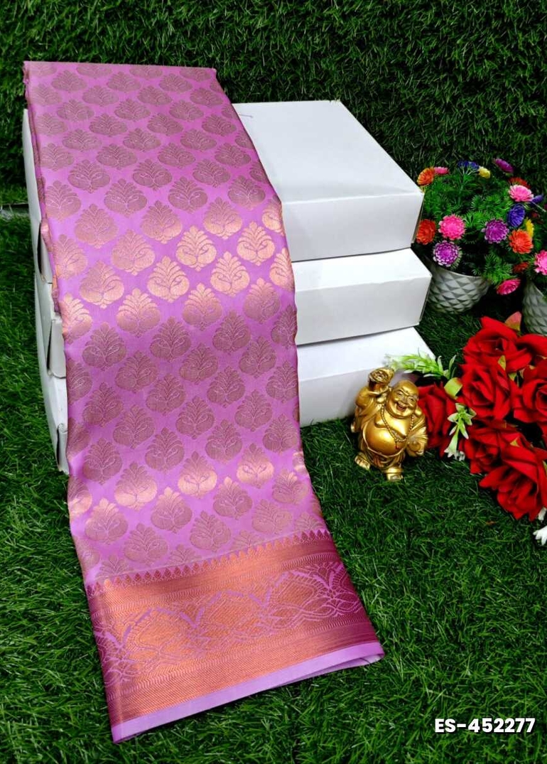 ELITE BRIDAL PICK &PICK SILK SAREES AND WEDDING ART SILK SAREES - MAUVE COLOUR (3)