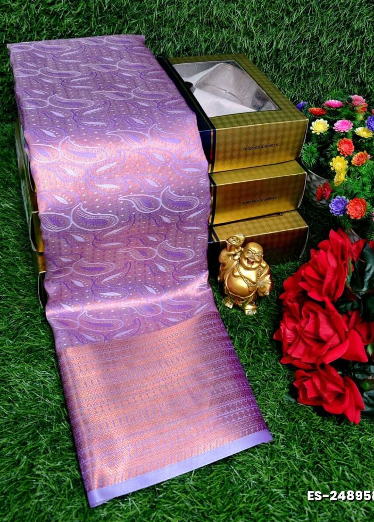 ELITE BRIDAL PICK &PICK SILK SAREES AND WEDDING ART SILK SAREES - PURPLE (1)