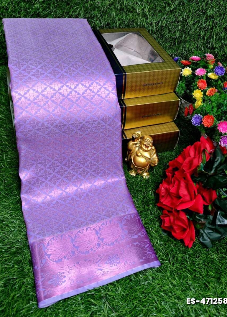 ELITE BRIDAL PICK &PICK SILK SAREES AND WEDDING ART SILK SAREES - PURPLE (2)