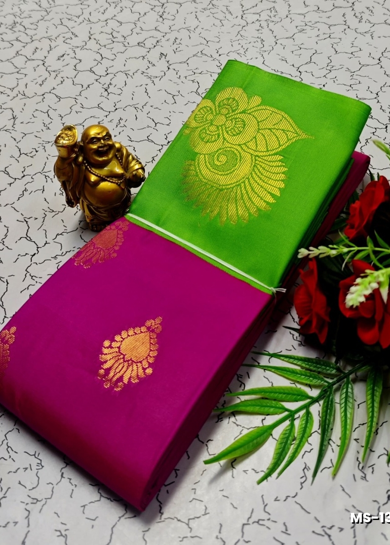 MODERN FANCY SOFT SILK SAREES WITH BUTTA DESIGN - VADAMALLI (1)