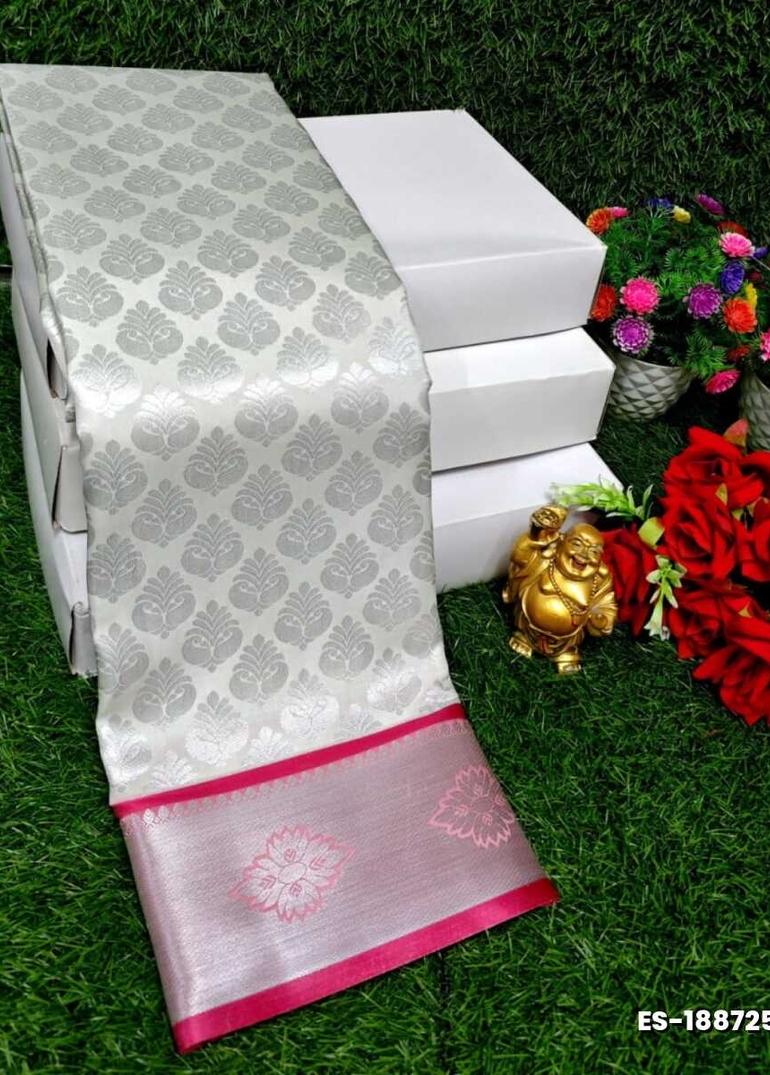 ELITE BRIDAL PICK &PICK SILK SAREES AND WEDDING ART SILK SAREES - WHITE (6)