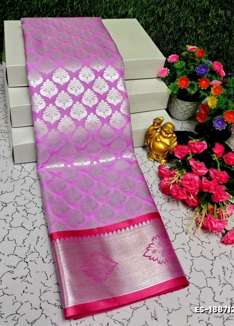 ELITE BRIDAL PICK &PICK SILK SAREES AND WEDDING ART SILK SAREES - PINK (4)