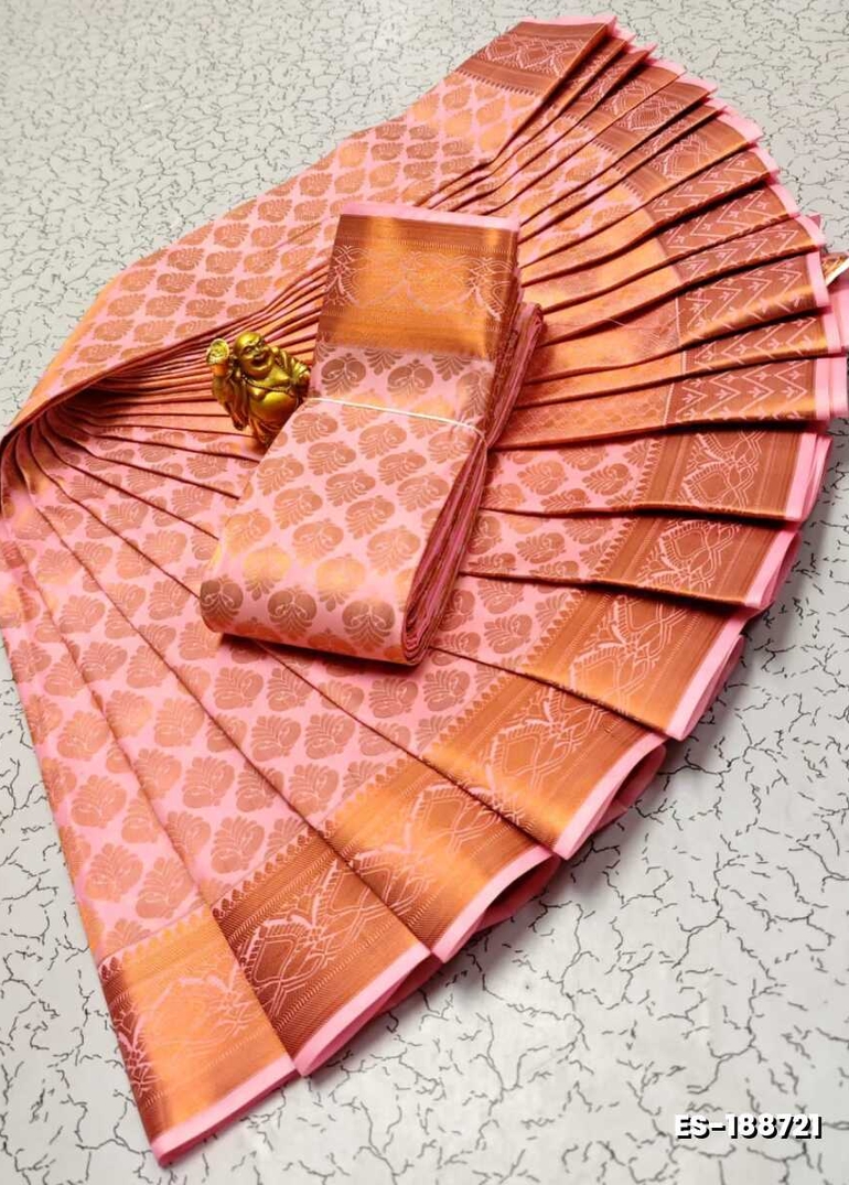 ELITE BRIDAL PICK &PICK SILK SAREES AND WEDDING ART SILK SAREES - BABY PINK (7)