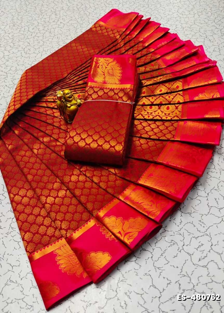 ELITE BRIDAL PICK &PICK SILK SAREES AND WEDDING ART SILK SAREES - MAROON COLOR