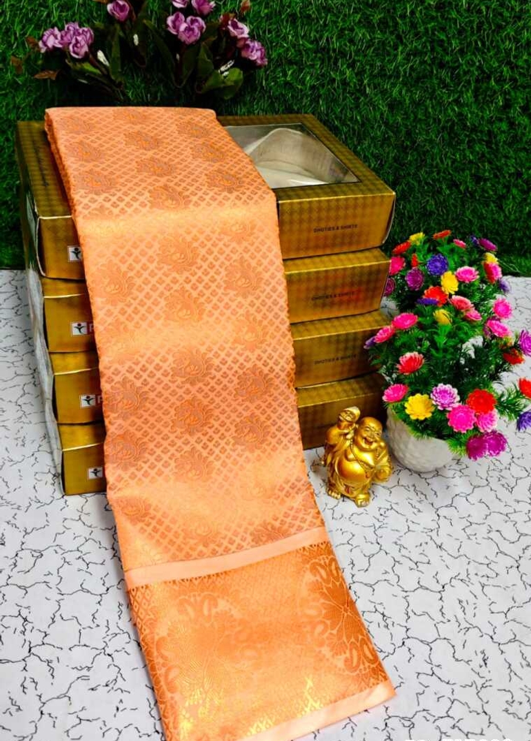 ELITE BRIDAL PICK &PICK SILK SAREES AND WEDDING ART SILK SAREES - ORANGE N (3)