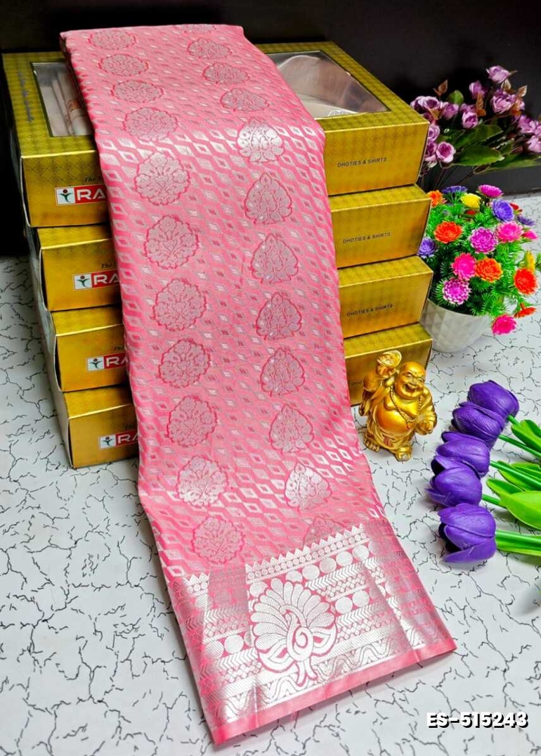 ELITE BRIDAL PICK &PICK SILK SAREES AND WEDDING ART SILK SAREES - LIGHT PINK (9)