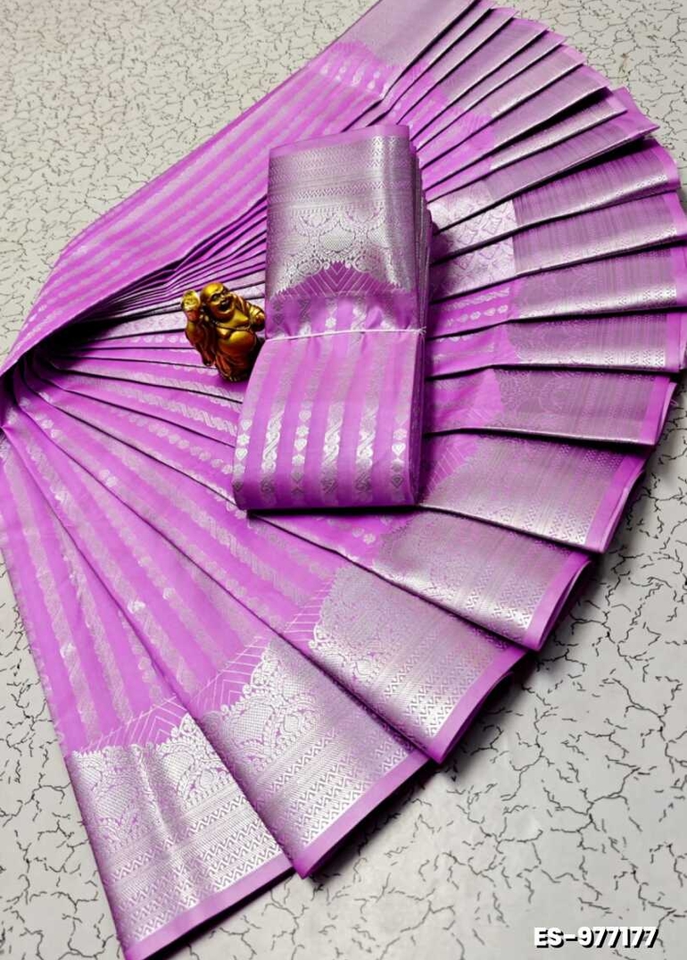 ELITE BRIDAL PICK &PICK SILK SAREES AND WEDDING ART SILK SAREES - MAUVE COLOUR (4)