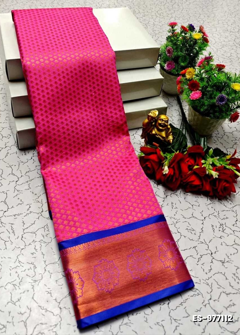ELITE BRIDAL PICK &PICK SILK SAREES AND WEDDING ART SILK SAREES - PINK (6)