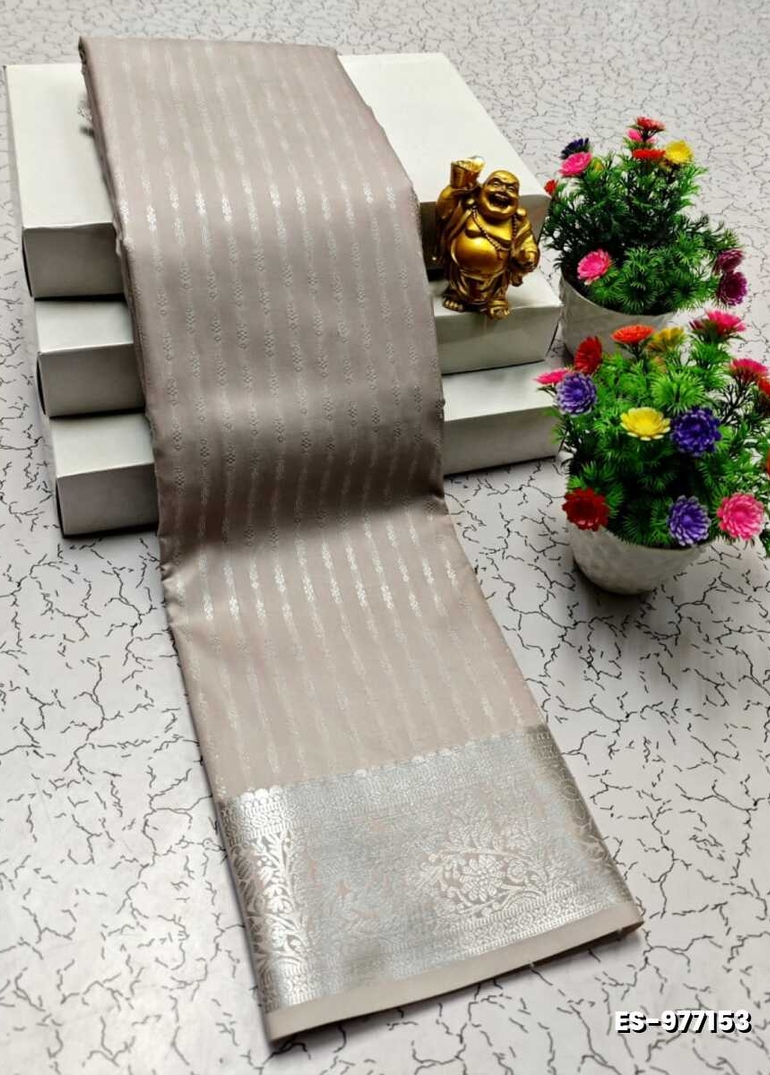 ELITE BRIDAL PICK &PICK SILK SAREES AND WEDDING ART SILK SAREES - BROWN (1)