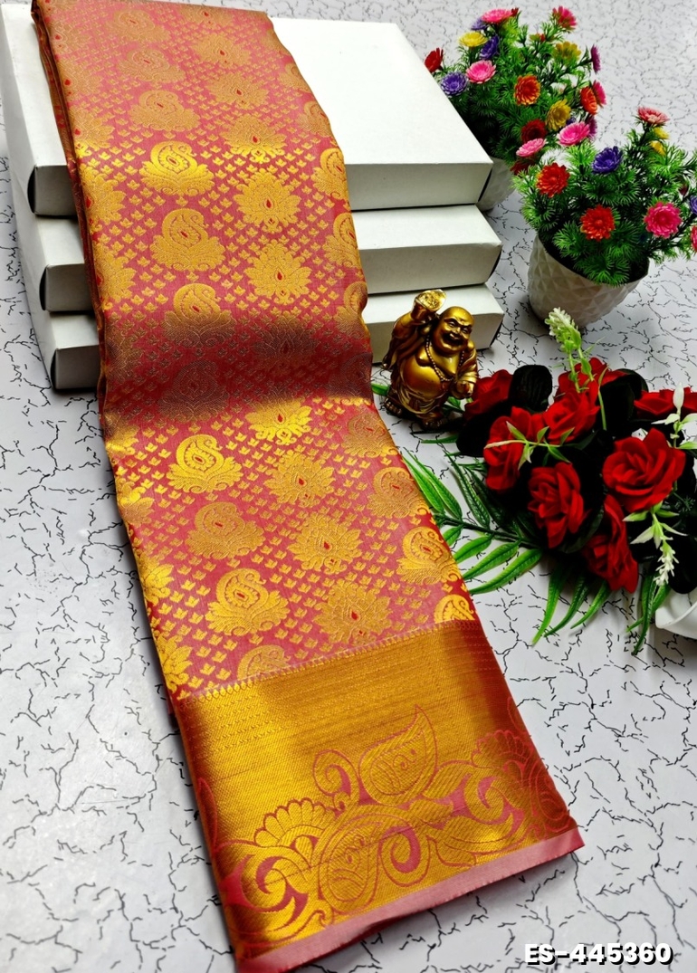 ELITE BRIDAL PICK &PICK SILK SAREES AND WEDDING ART SILK SAREES - CREAM COLOR (3)