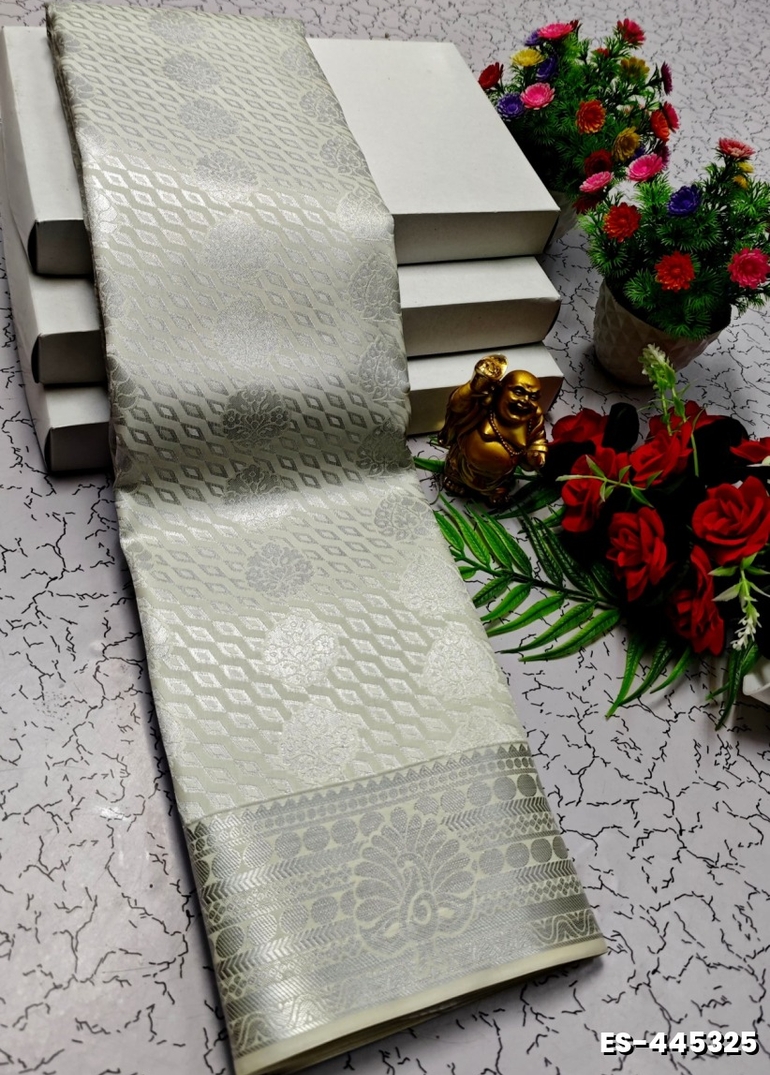 ELITE BRIDAL PICK &PICK SILK SAREES AND WEDDING ART SILK SAREES - WHITE (7)