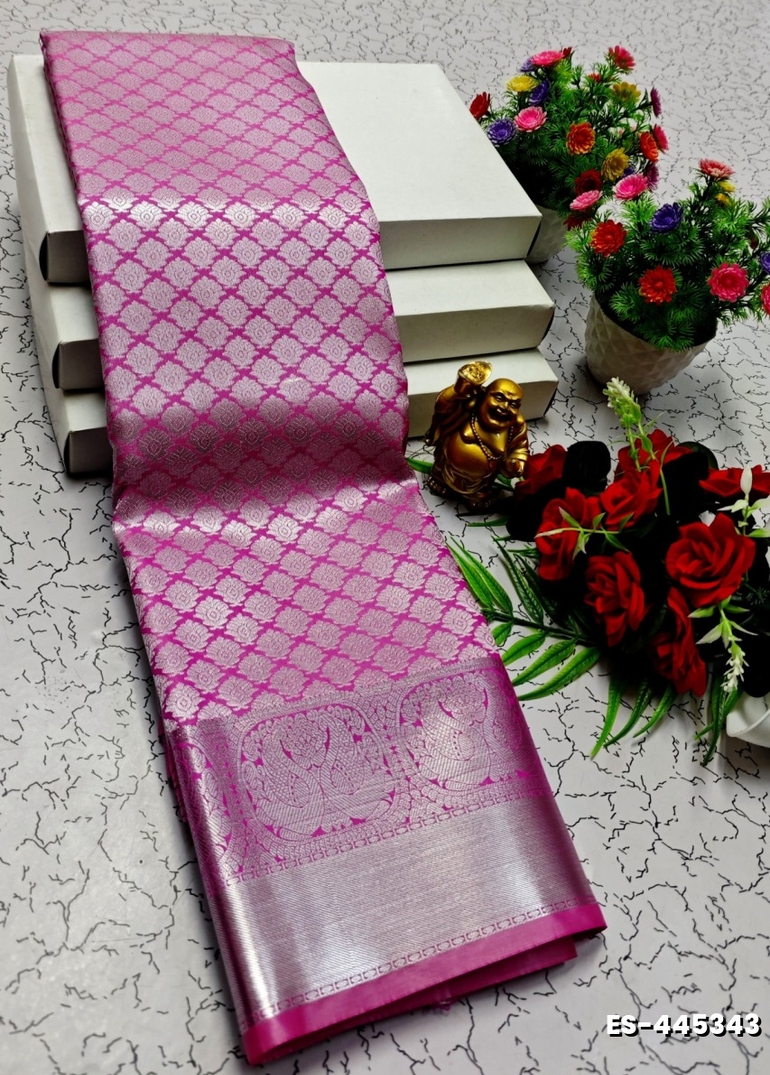 ELITE BRIDAL PICK &PICK SILK SAREES AND WEDDING ART SILK SAREES - LIGHT PINK (10)