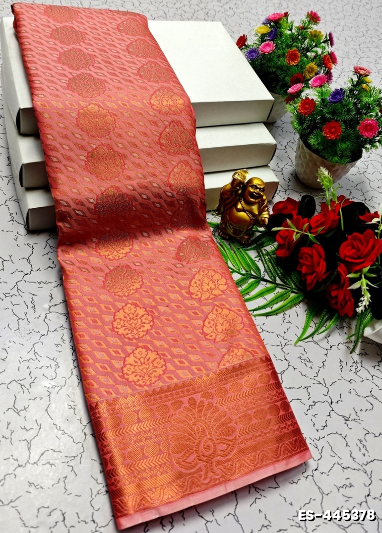 ELITE BRIDAL PICK &PICK SILK SAREES AND WEDDING ART SILK SAREES - BRONCE COLOUR (3)