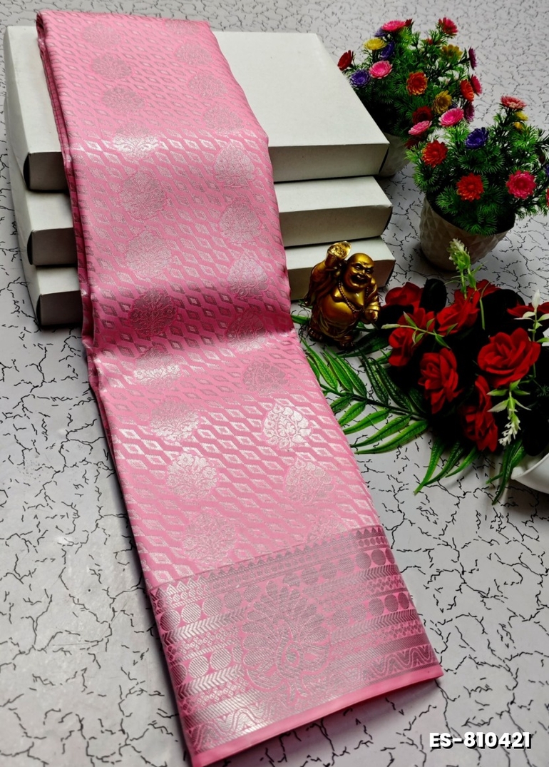 ELITE BRIDAL PICK &PICK SILK SAREES AND WEDDING ART SILK SAREES - BABY PINK (12)