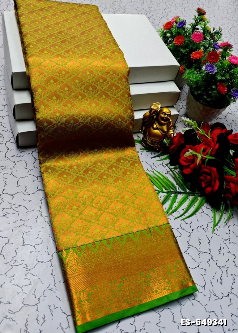 ELITE BRIDAL PICK &PICK SILK SAREES AND WEDDING ART SILK SAREES - LIGHT GREEN (13)