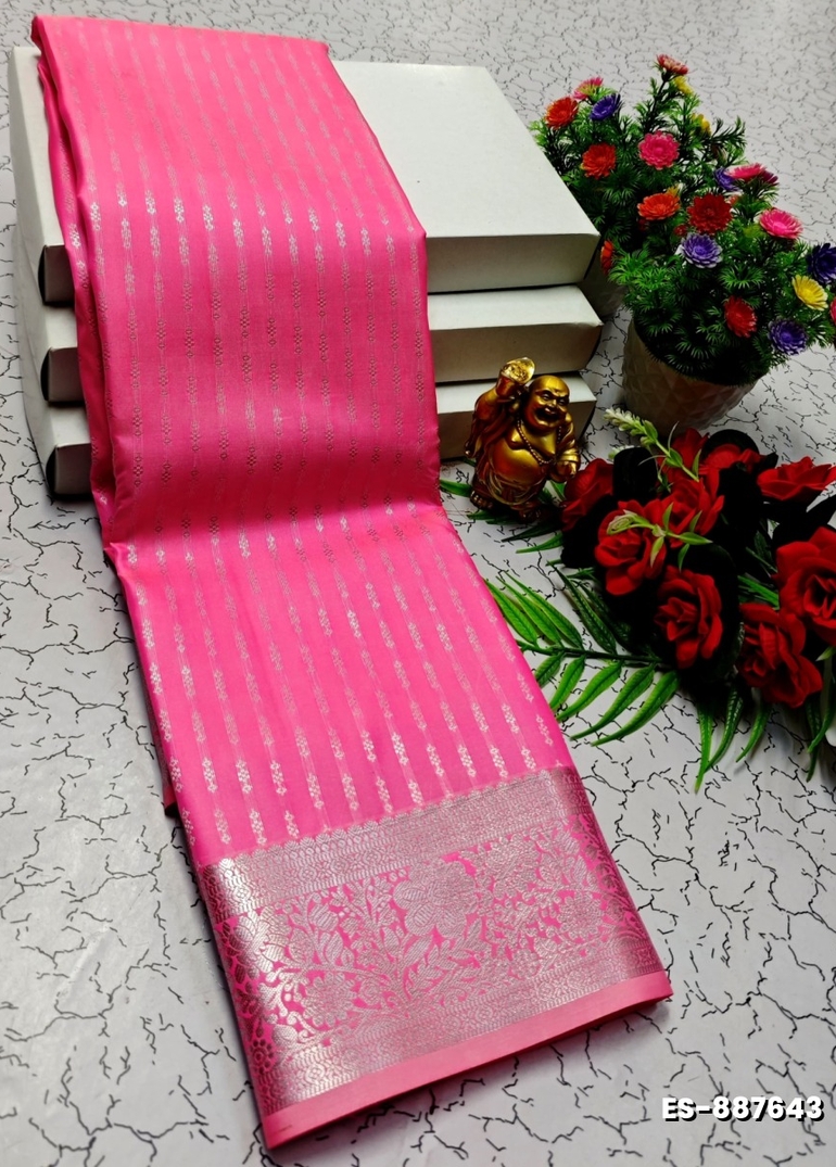 ELITE BRIDAL PICK &PICK SILK SAREES AND WEDDING ART SILK SAREES - LIGHT PINK (12)