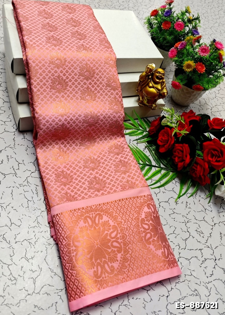 ELITE BRIDAL PICK &PICK SILK SAREES AND WEDDING ART SILK SAREES - BABY PINK (14)