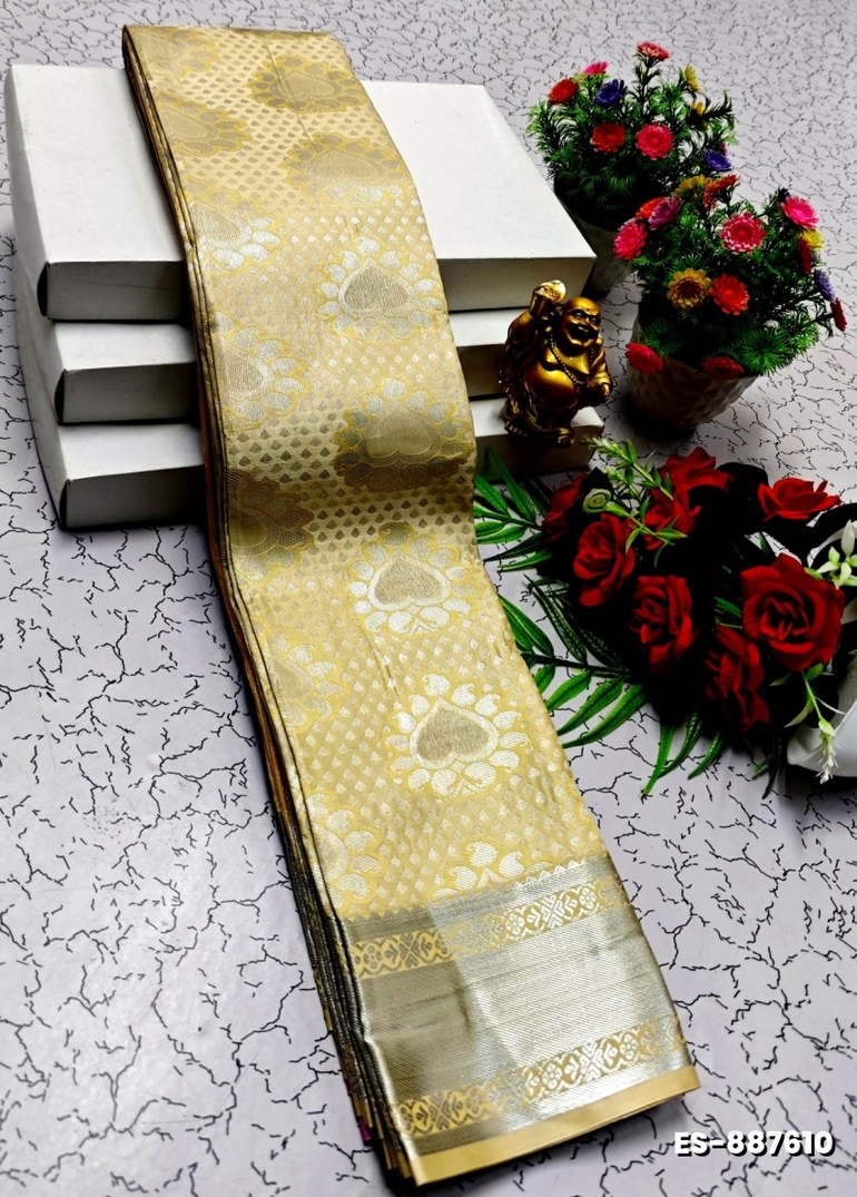 ELITE BRIDAL PICK &PICK SILK SAREES AND WEDDING ART SILK SAREES - YELLOW (5)