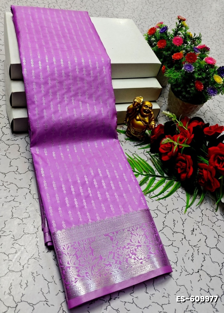 ELITE BRIDAL PICK &PICK SILK SAREES AND WEDDING ART SILK SAREES - MAUVE COLOUR (7)