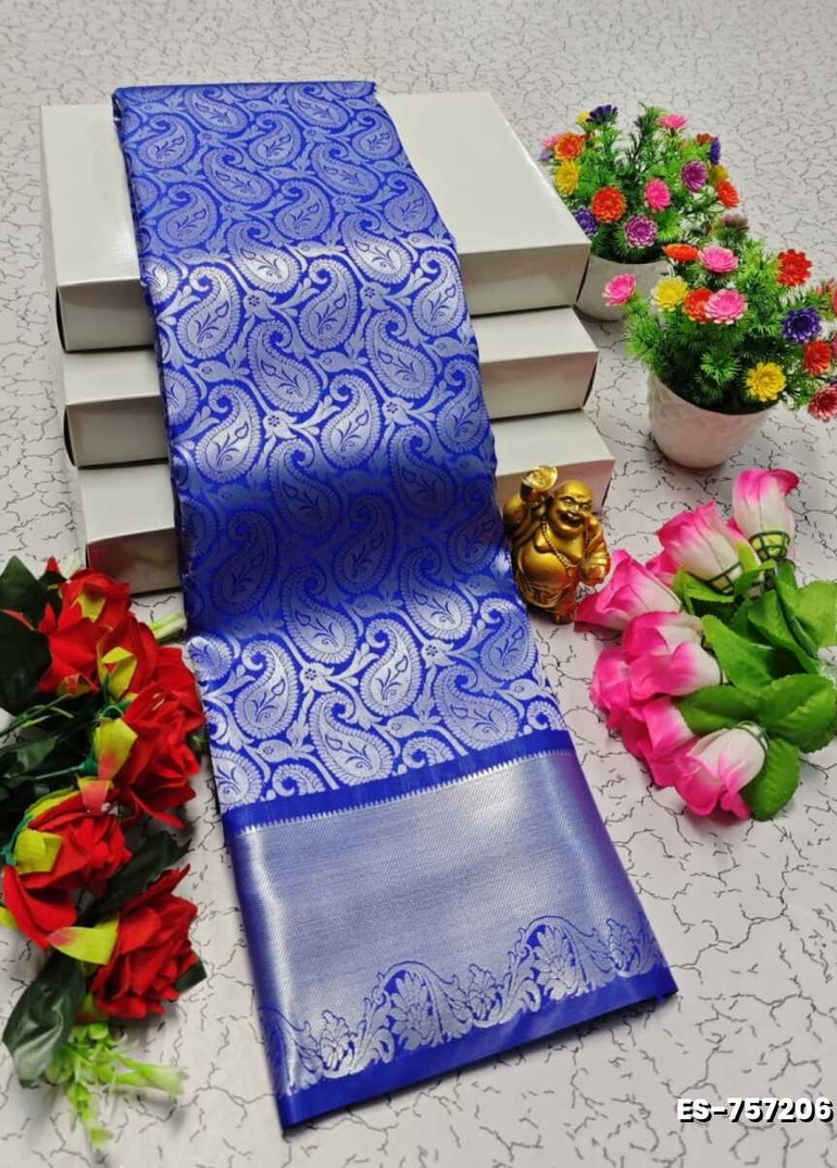 ELITE BRIDAL PICK &PICK SILK SAREES AND WEDDING ART SILK SAREES - ROYAL BLUE (2)