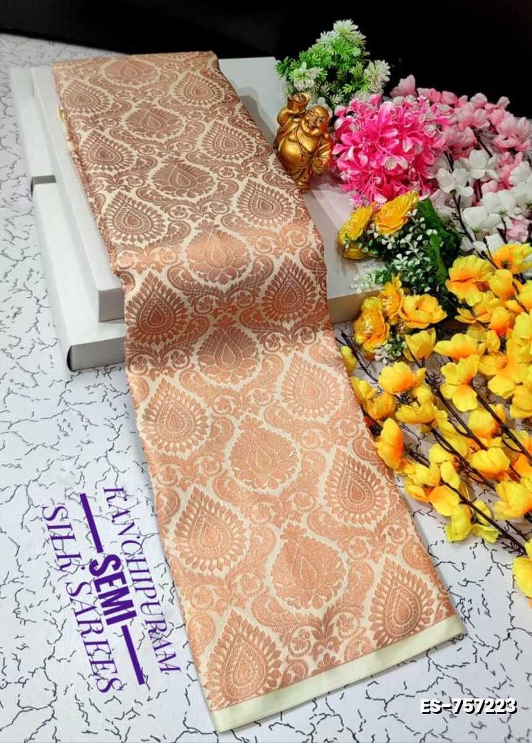 ELITE BRIDAL PICK &PICK SILK SAREES AND WEDDING ART SILK SAREES - LIGHT SANDLE (3)