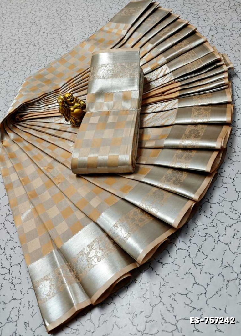 ELITE BRIDAL PICK &PICK SILK SAREES AND WEDDING ART SILK SAREES - LIGHT PEACH (3)