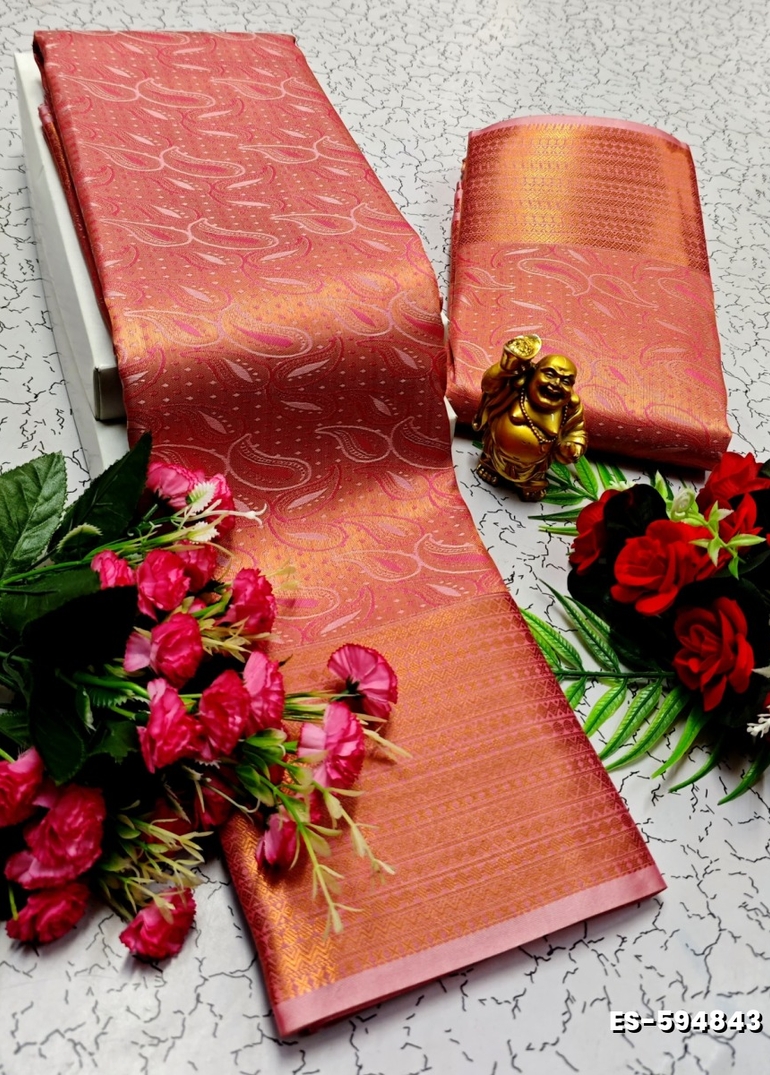 ELITE BRIDAL PICK &PICK SILK SAREES AND WEDDING ART SILK SAREES - LIGHT PINK (18)